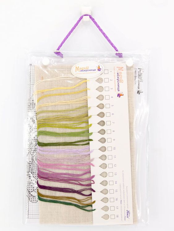 Набор для вышивания «Букет фиалок» — картинка 3