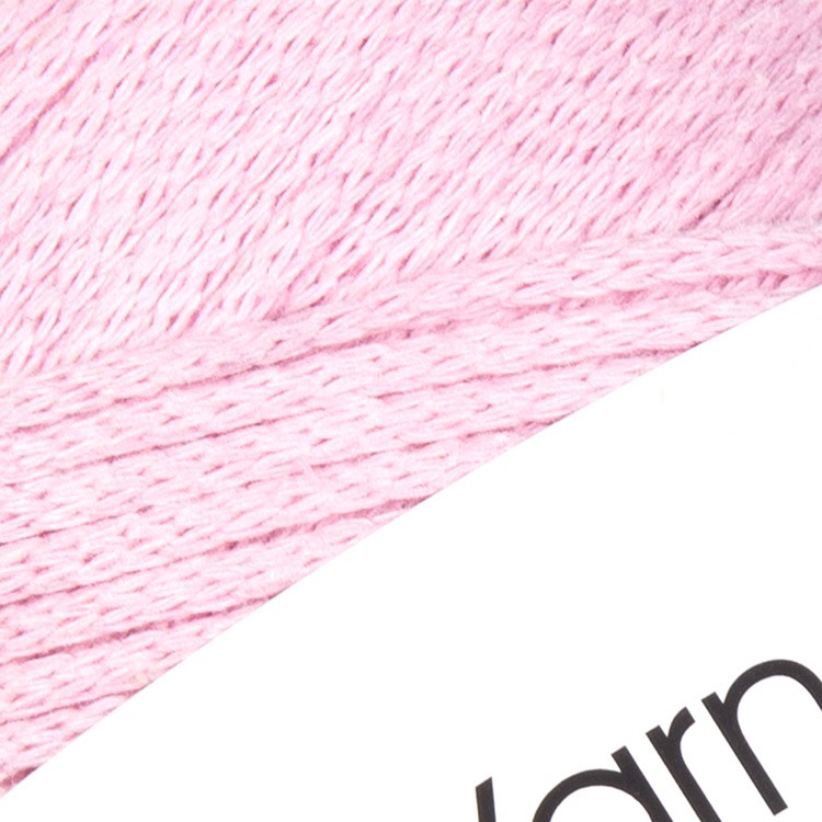 Пряжа YarnArt Macrame Cotton (Макраме Коттон) (762), бледная роза, 5 шт. по 250 г — картинка 2