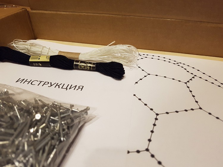 Набор для творчества STRING ART «Футбольный мяч» — картинка 4