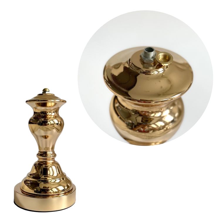 Основание для вазы золотое, 21 см — картинка 2