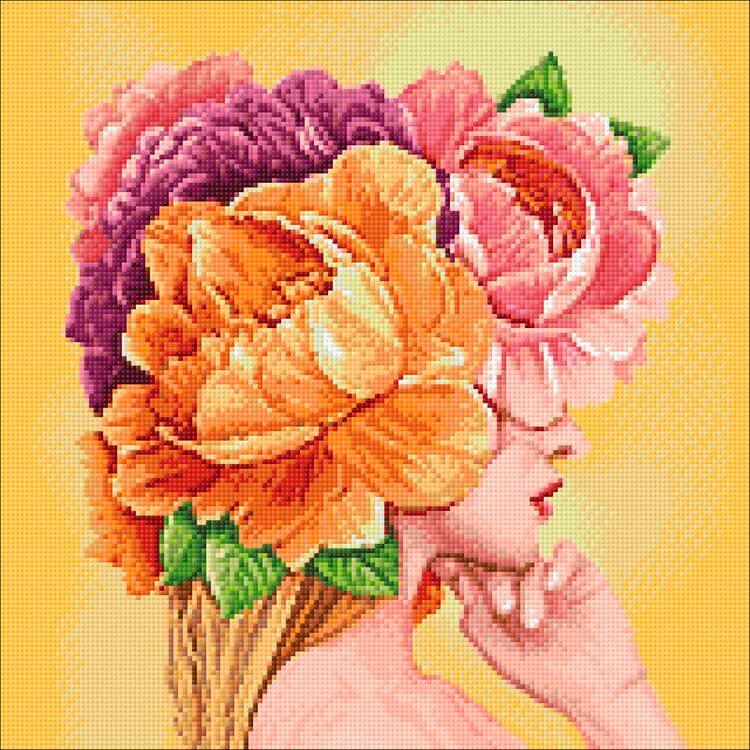Алмазная вышивка «Цветочная ласка» — картинка 2