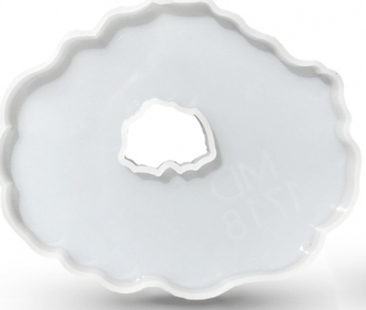 Силиконовый молд для эпоксидной смолы - Подстаканник жеода - 3 (1 шт.) — картинка 2