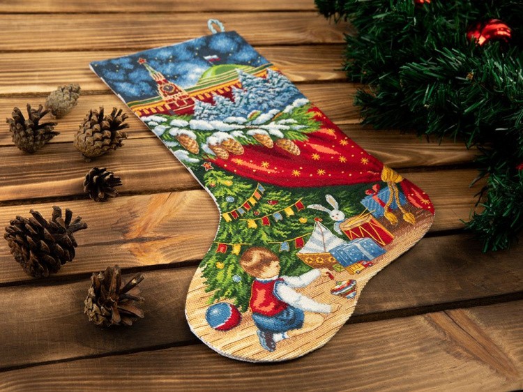 Набор для вышивания «Сапожок с Кремлем» — картинка 3