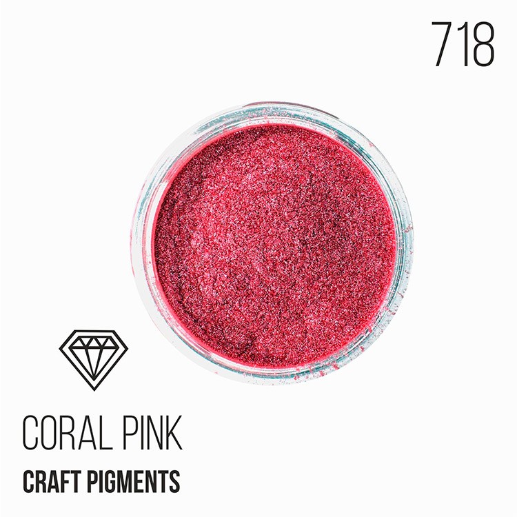 Пигмент минеральный кораллово-розовый (Coral Pink) 10 мл, CraftPigments