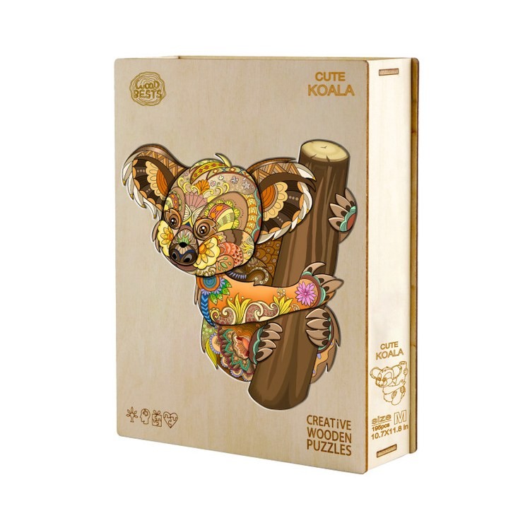 Деревянные пазлы «Милая Коала M», Woodbests — картинка 4