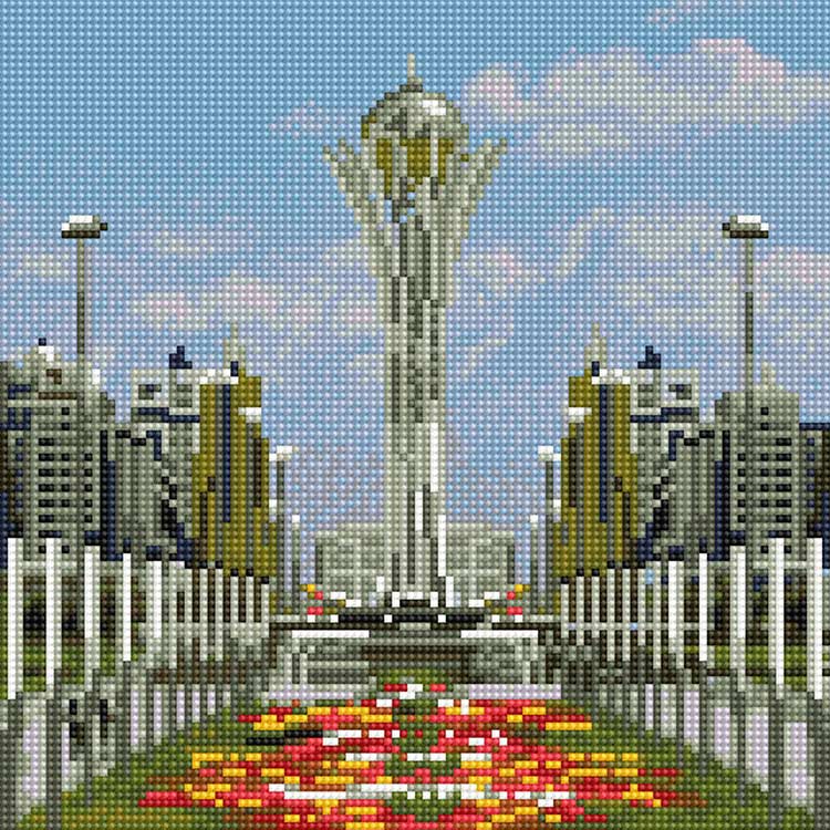 Алмазная вышивка «Нур-Султан» — картинка 2