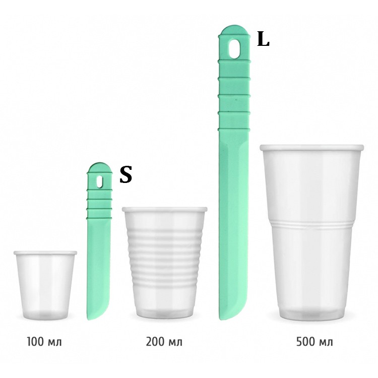 Силиконовый шпатель для перемешивания - S — картинка 4