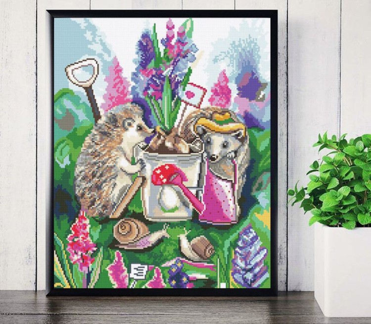 Алмазная вышивка «Дачники» — картинка 3