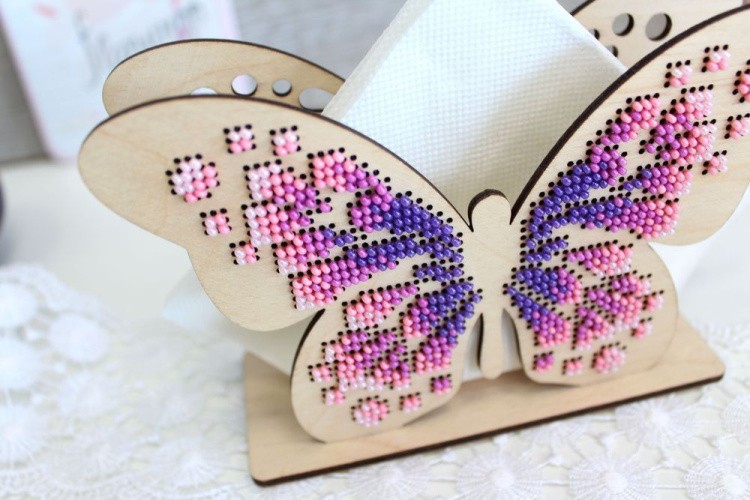 Набор для вышивания «Бабочка. Салфетница» — картинка 3