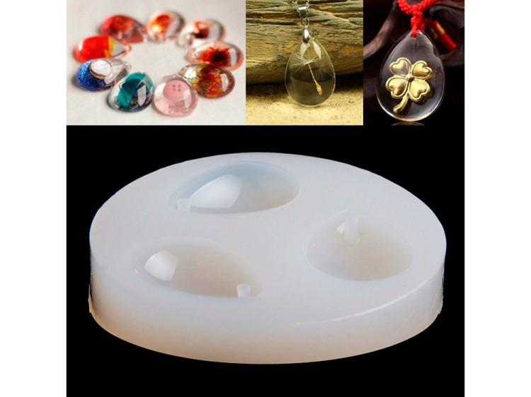 Форма силиконовая 3 капли, Resin Pro — картинка 2