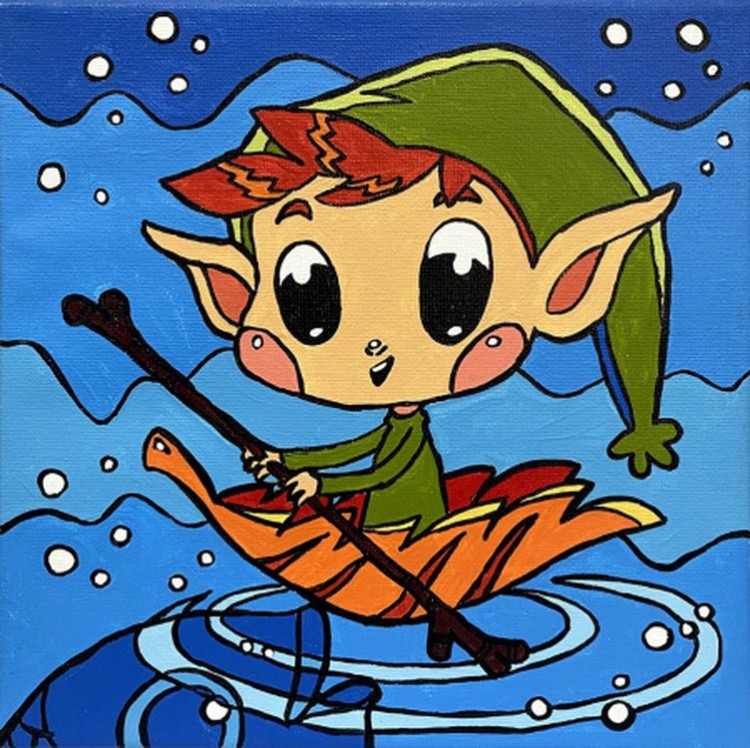 Картина по номерам «Маленькая лодочка» — картинка 4