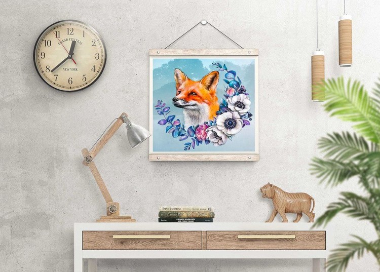 Алмазная вышивка «Хитрая лиса» — картинка 6