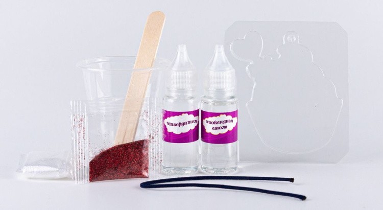 Набор для творчества с эпоксидной смолой «Блестящее пирожное» — картинка 2