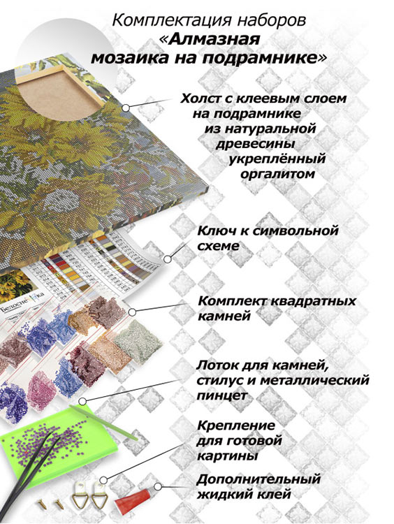 Алмазная вышивка «Натюрморт с малиной» — картинка 6