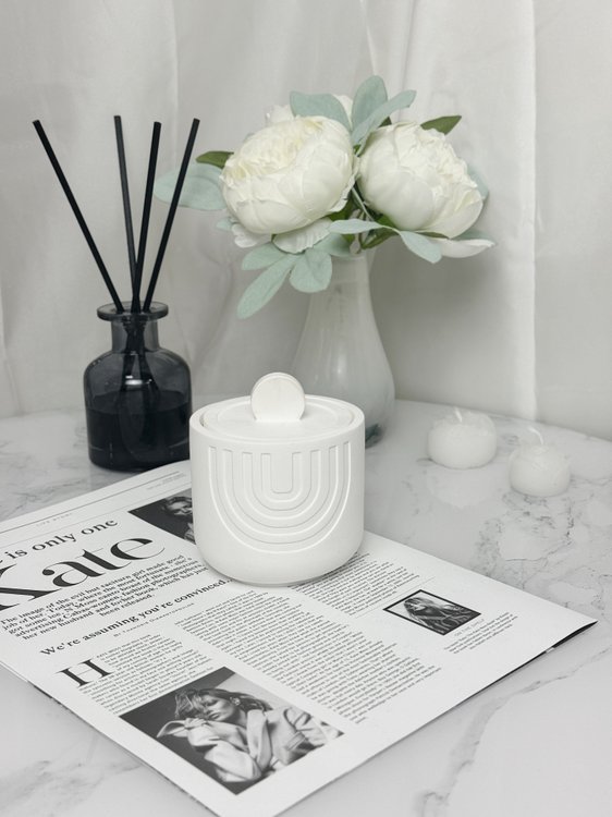 Силиконовый молд - Контейнер/банка для свечей, d9x8см, 1 шт. — картинка 4