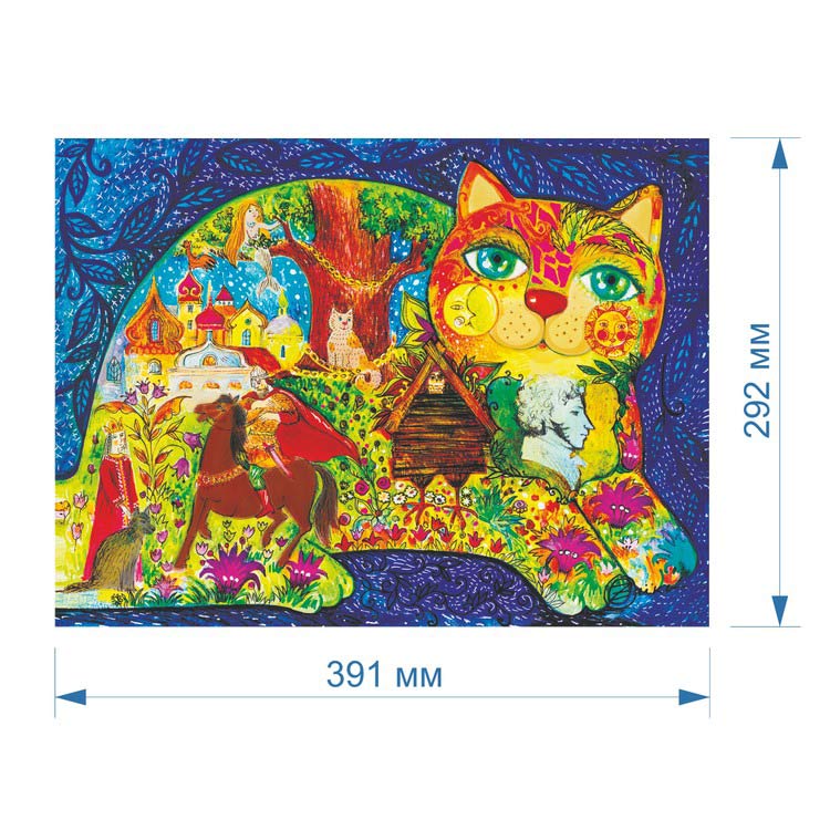 Деревянные пазлы DAVICI «Сказки Пушкина» — картинка 2