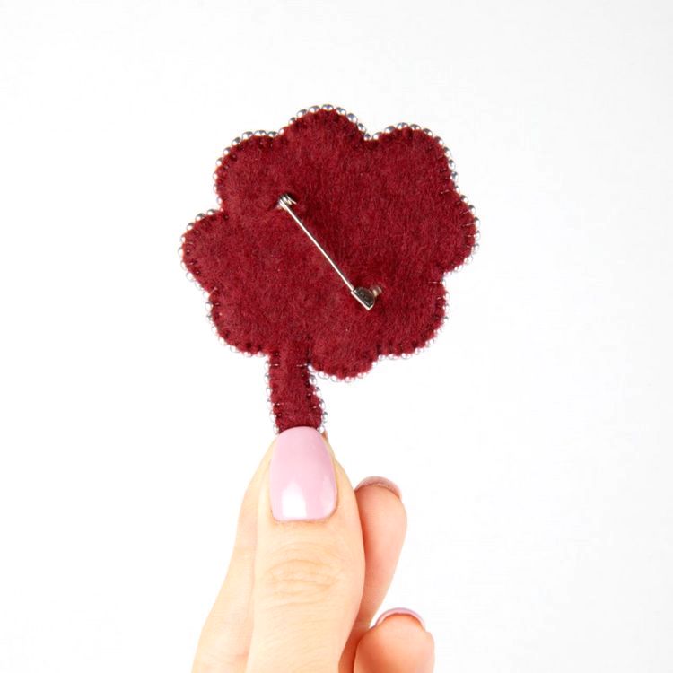 Набор для изготовления броши «Четырёхлистник» — картинка 3