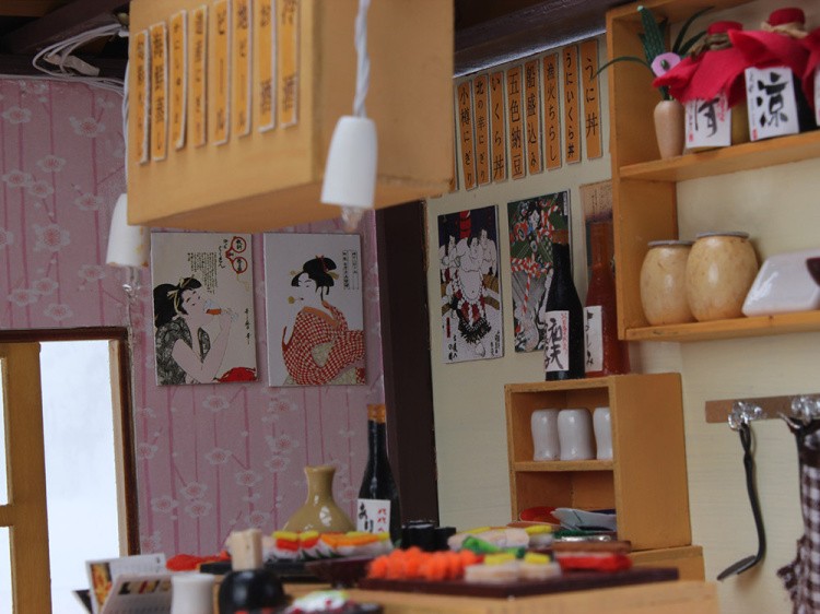 Набор для создания миниатюры (румбокс) «Суши Бар SAKURA» — картинка 9