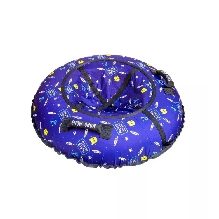 Детская зимняя ватрушка тюбинг для катания 118 см — картинка 4