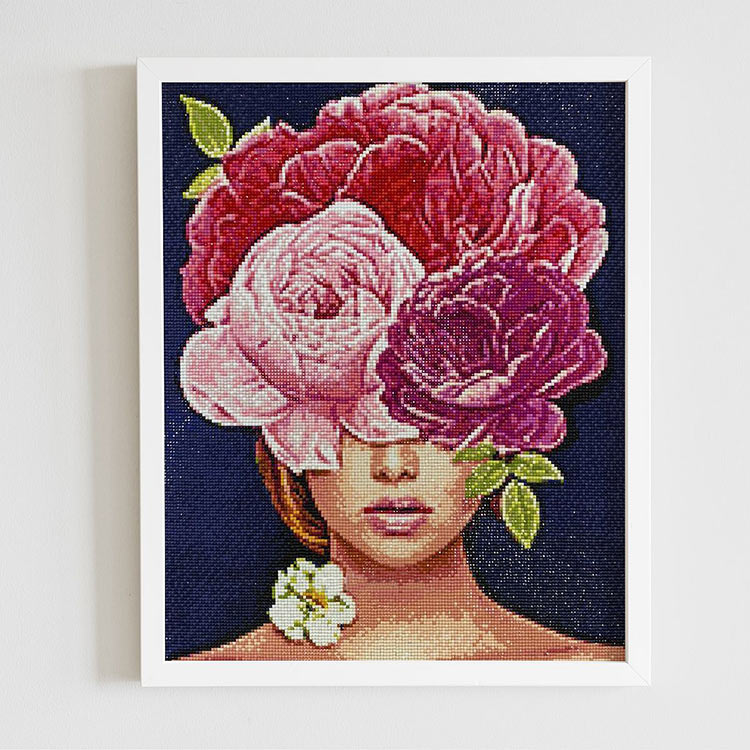 Алмазная вышивка «Цветочная гармония» — картинка 3