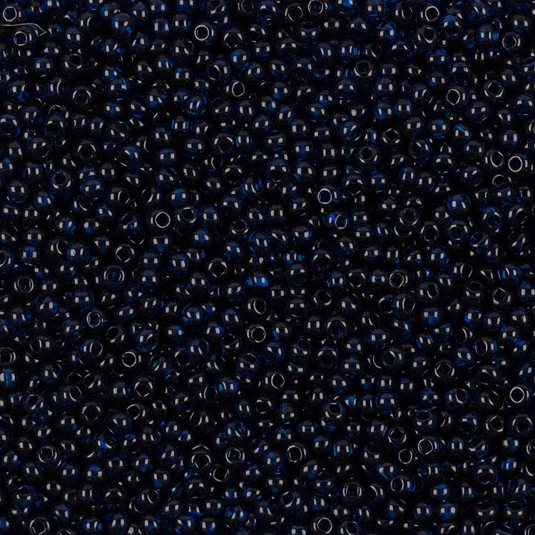 Бисер Чехия круглый 10/0, 311-29001 (331-29001), 2.3 мм, 50 г, темно-голубой