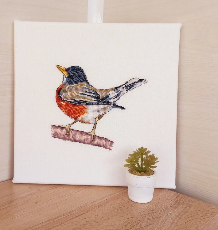 Набор для вышивания «Странствующий дрозд» — картинка 3