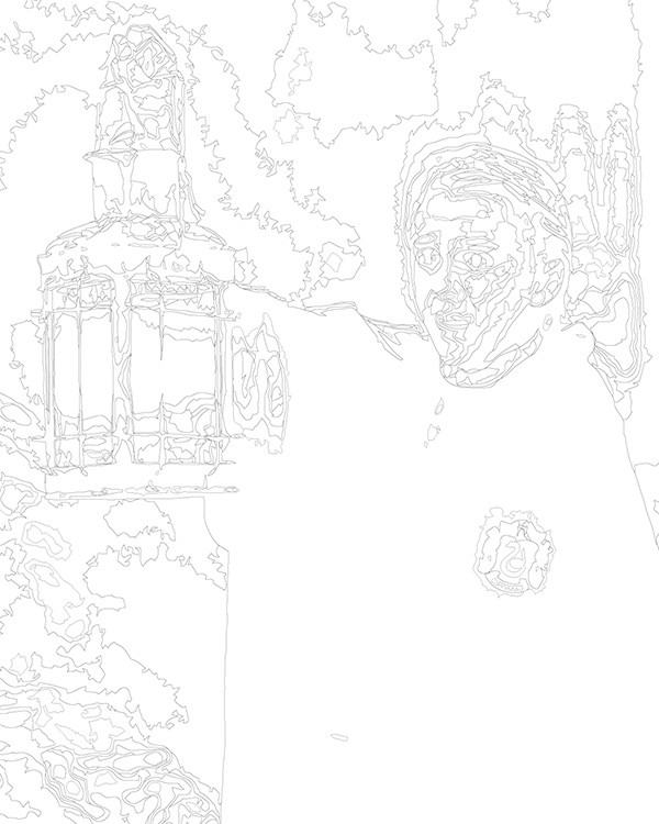 Картина по номерам «Гарри Поттер: Драко Малфой в запретном лесу» — картинка 3