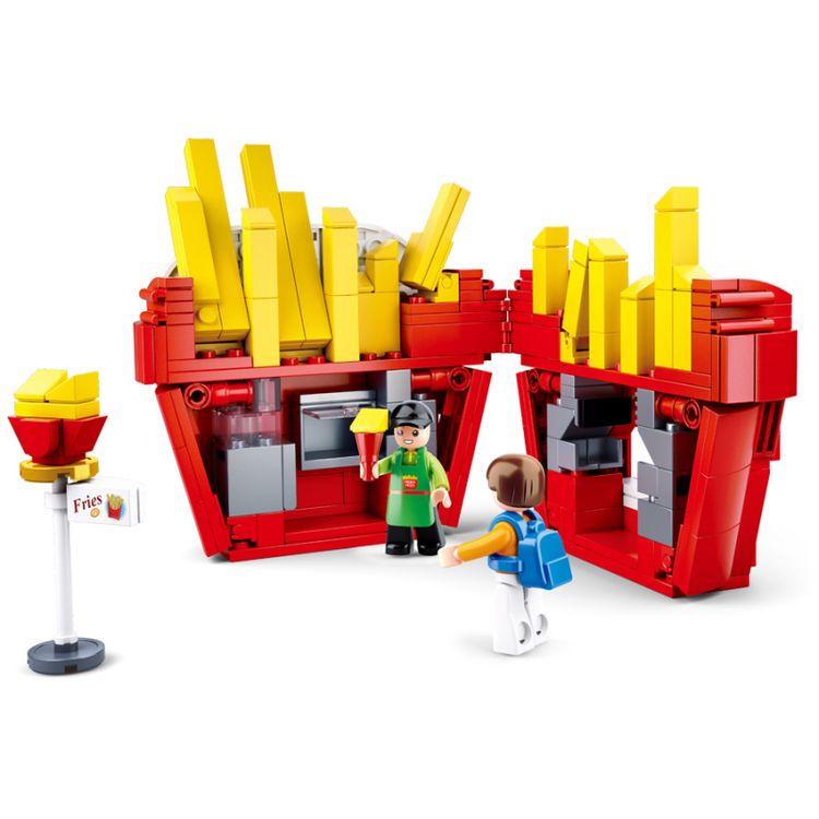 Конструктор «Фудкорт. Бургерная», 276 деталей — картинка 2