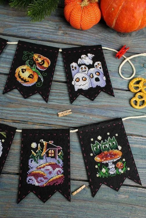 Набор для вышивания «Колдовские сюжеты (7 флажков)» — картинка 5