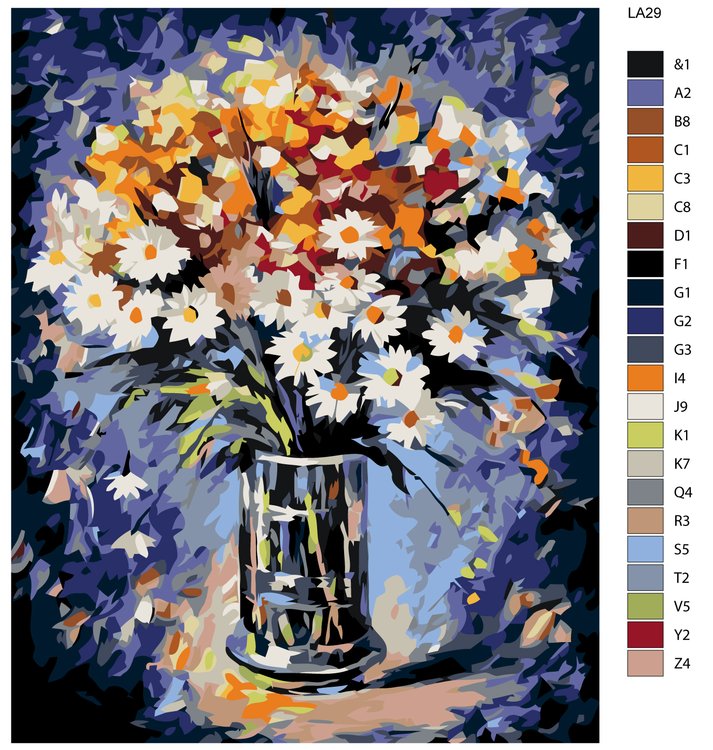 Картина по номерам «Незатейливый букет» — картинка 2