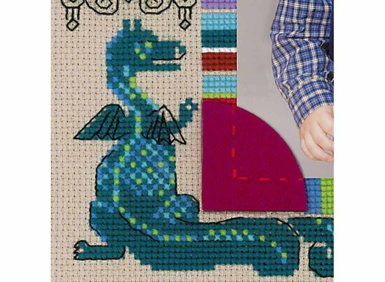 Набор для вышивания «Панно для фотографии. Рыцарский замок» — картинка 4