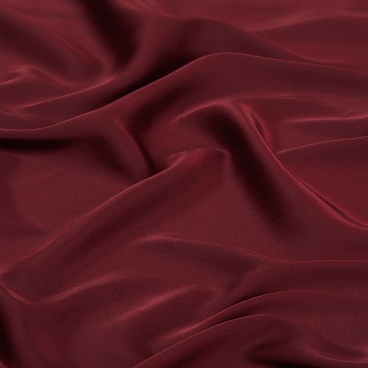 Ткань шелк Армани, 5 м x 150 см, 90 г/м², цвет: вишневый, TBY — картинка 3