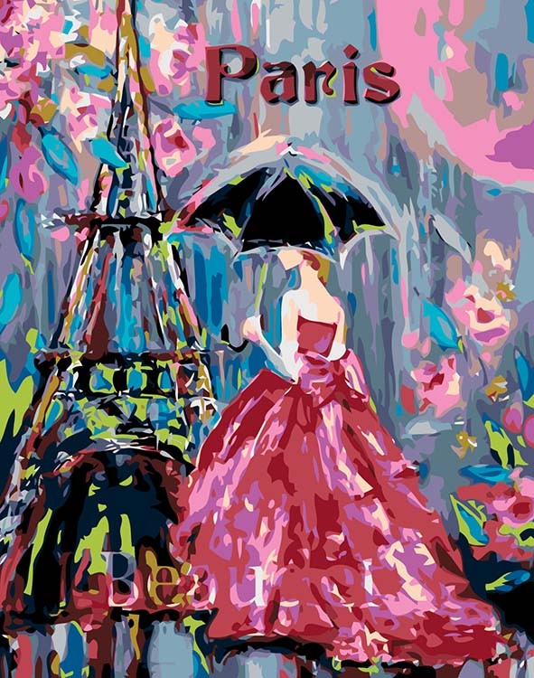 Картина по номерам «Гламур Парижа»