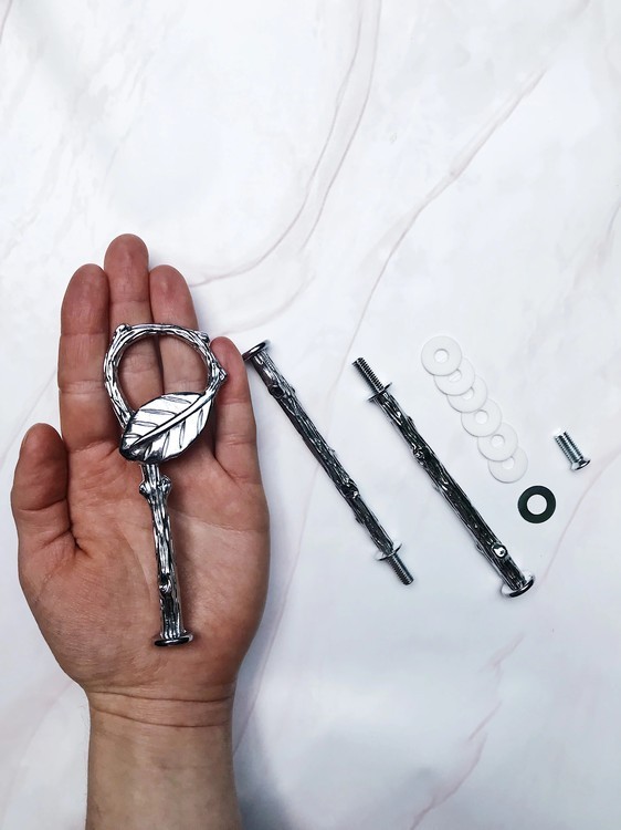 Фурнитура (ручка) для фруктовницы Cupcake Stand Модель FZA007MSilver — картинка 3