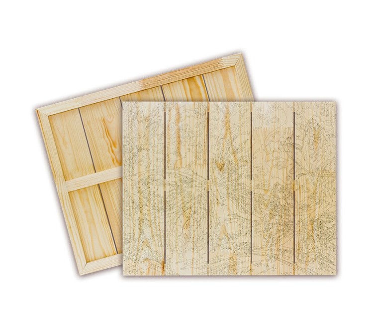 Картина по номерам по дереву Flamingo «А. Чебоха. Beautiful world» — картинка 2