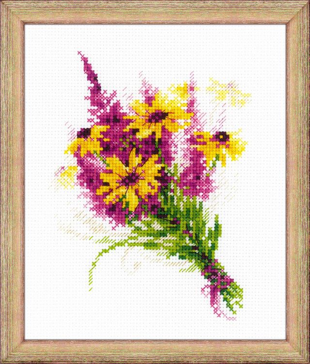 Набор для вышивания «Букетик с рудбекией» — картинка 2