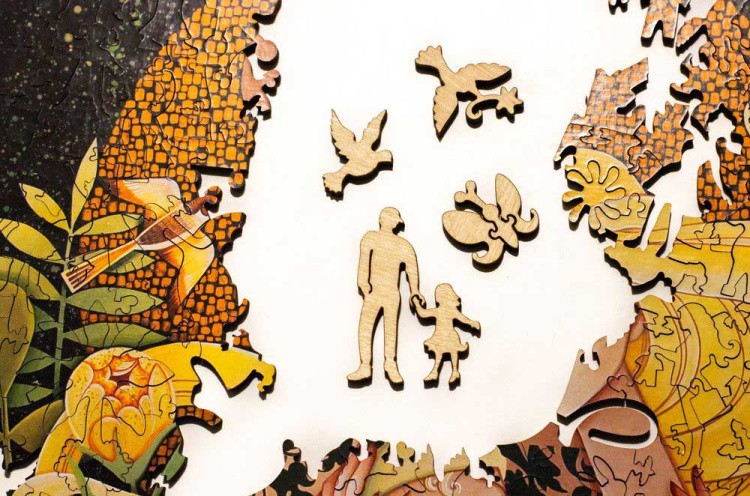 Деревянные пазлы DAVICI «Золотое солнце» — картинка 6