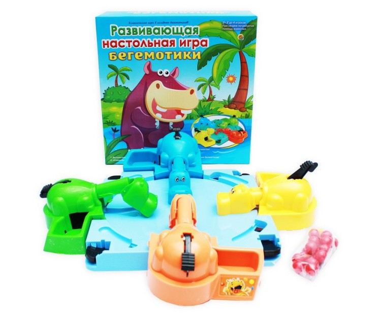 Развивающая настольная игра «Бегемотики» — картинка 2