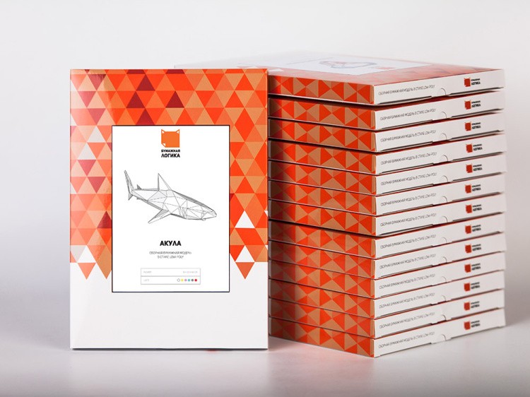 Бумажная модель для склеивания фигура «Акула» — картинка 5