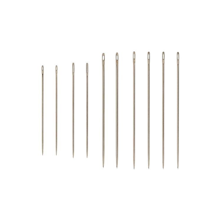 Иглы для шитья ручные набор №7 для ручного шитья 10 шт., Gamma — картинка 2