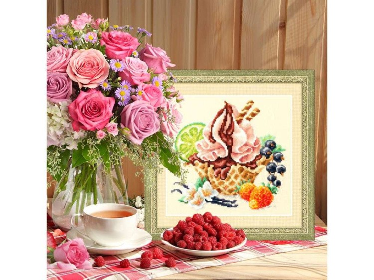 Набор для вышивания «Ванильное мороженое» — картинка 7