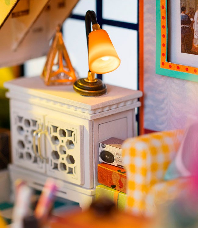 Набор для создания миниатюры (румбокс) «Цветочная лоджия» — картинка 5