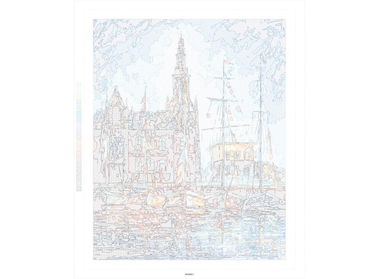 Картина по номерам «Антверпен, Бельгия» — картинка 3