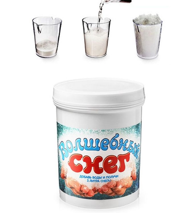Набор для экспериментов «Волшебный снег», 100 г — картинка 4