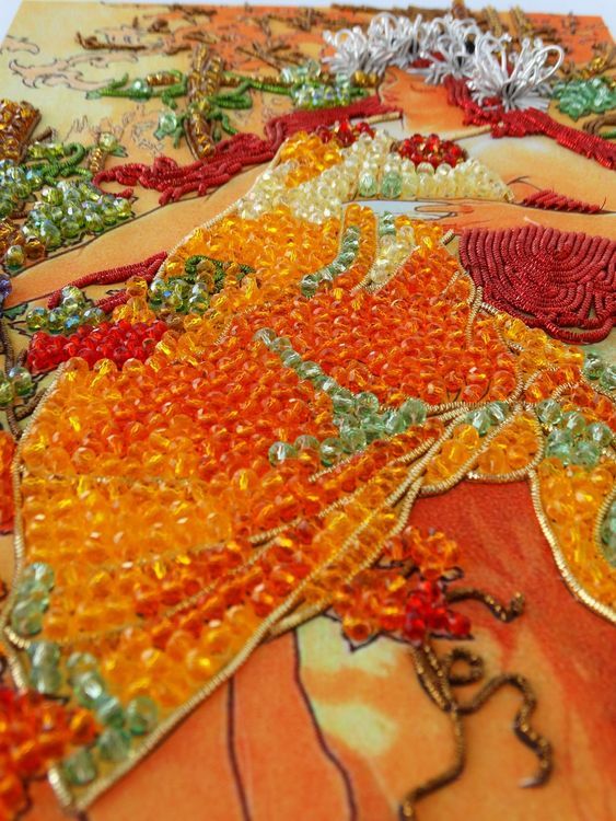 Набор вышивки хрустальными камнями «Осень» — картинка 5