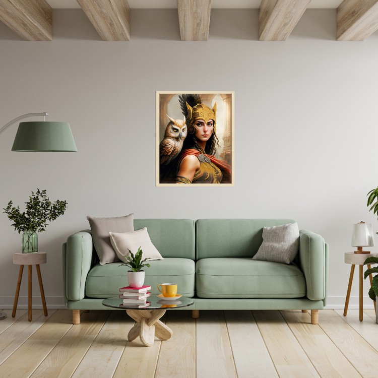 Картина по номерам с поталью «Афина Богиня войны» — картинка 7