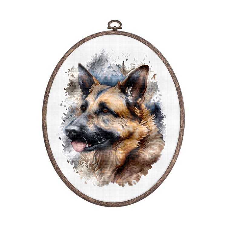 Набор для вышивания «Немецкая овчарка» — картинка 2