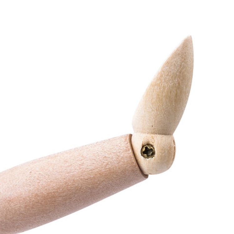 Манекен художественный «Гибкий», мужской, дерево, высота 30 см, BRAUBERG ART CLASSIC — картинка 3