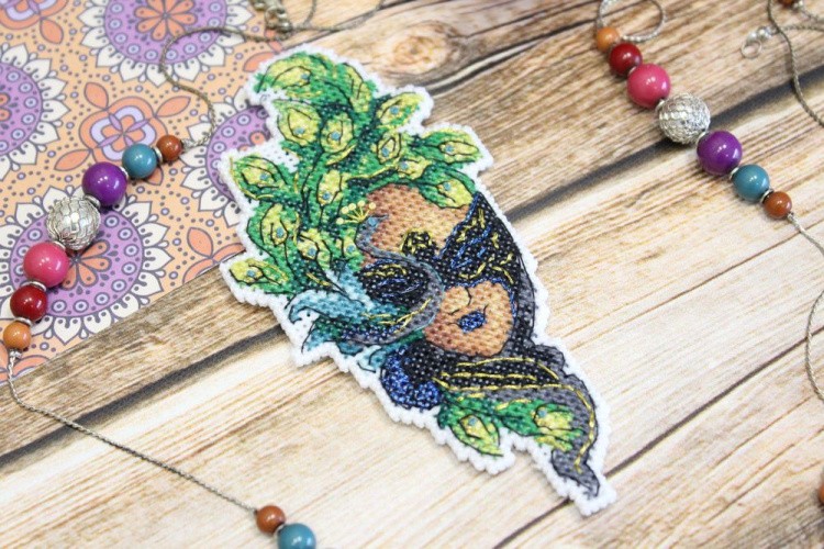 Набор для вышивания «Маска павлин» — картинка 4