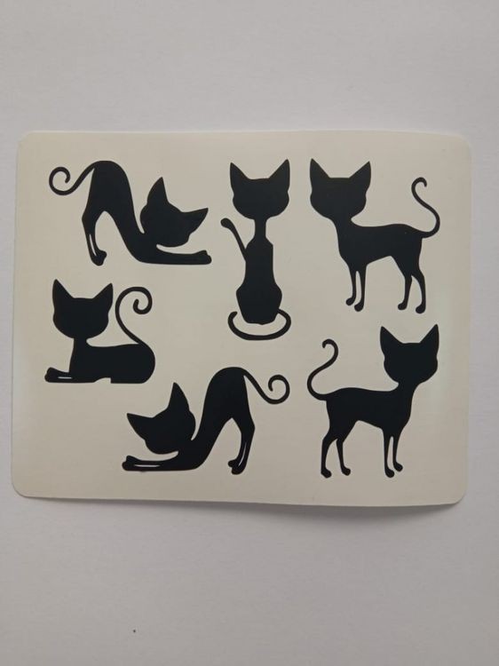 №909 Наклейка (Черные) Sticker, Art Blong — картинка 2